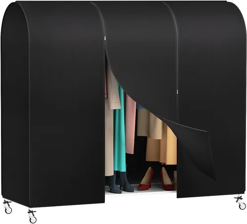Miniatura 16 de Zilink Funda para Perchero de Ropa de 43 Pulgadas a Prueba de Polvo Transpirable Funda para Perchero de Ropa Bolsas para Ropa Grandes Protector