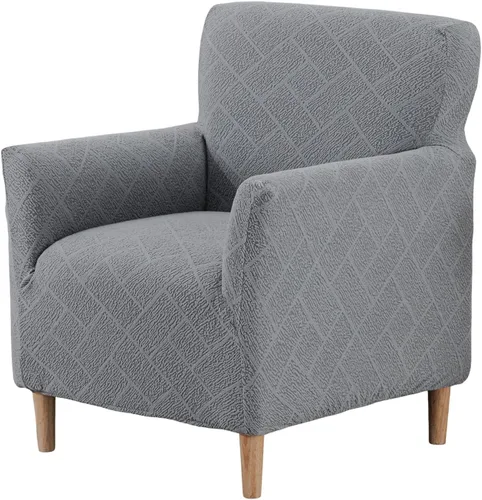Miniatura 31 de HAOYONG - Funda elástica de terciopelo para silla de banquete, fundas para sillas de 1 pieza, fundas para sillones de sofá, funda suave para sillón