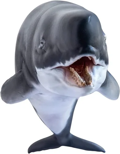 Miniatura 14 de PNSO Animal marino (Patton El Megalodon (tiburón blanco grande) 13")