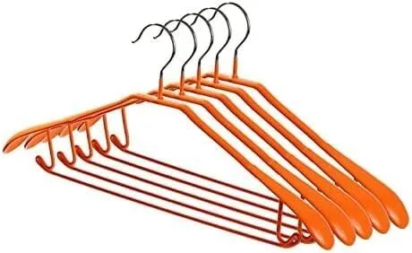 Miniatura 18 de Perchero organizador de ropa, perchas de ropa / perchas para abrigos, 10 perchas de metal antideslizante sin costuras para el hogar para colgar ropa