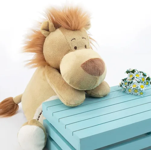 Miniatura 6 de Animal de peluche de león para microondas, refrescante y calentable para calambres, juguetes de peluche para la hora de acostarse, regalos de león