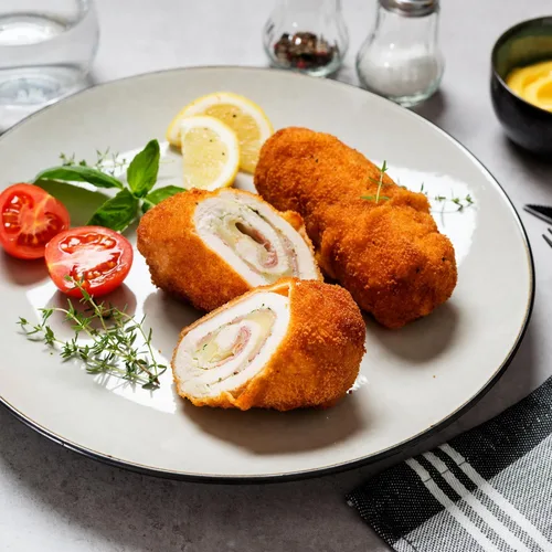 Miniatura 4 de Today Gourmet Foods of NC -Pechugas de pollo deshuesadas sin hueso Cordon Bleu de estilo casero sin cocer 12-7oz Porciones