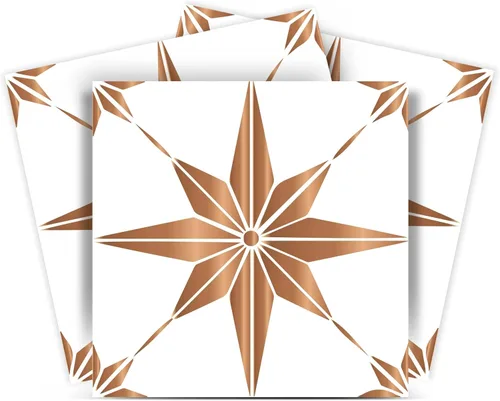 Miniatura 13 de Adhesivos para azulejos Mi Alma, 24 unidades, Talavera, plantillas de pared, calcomanías para despegar y pegar, fácil aplicación, ideal para baño