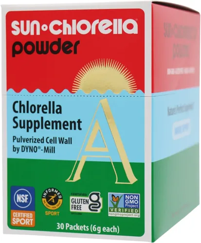 Miniatura 3 de Sun Chlorella Suplemento superalimento de algas verdes en polvo que apoya el bienestar de todo el cuerpo, la defensa inmunológica, la salud