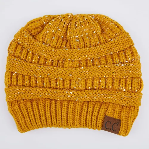 Miniatura 142 de C.C Trendy Warm Chunky Soft Stretch Cable Knit Beanie