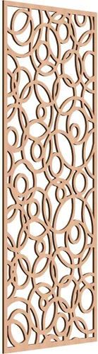 Miniatura 27 de Latrobe Paneles de pared decorativos de madera con calado, 9 3/8 pulgadas de ancho x 24 3/8 pulgadas de alto x 3/8 de alto, roble rojo rojo (Red Oak)