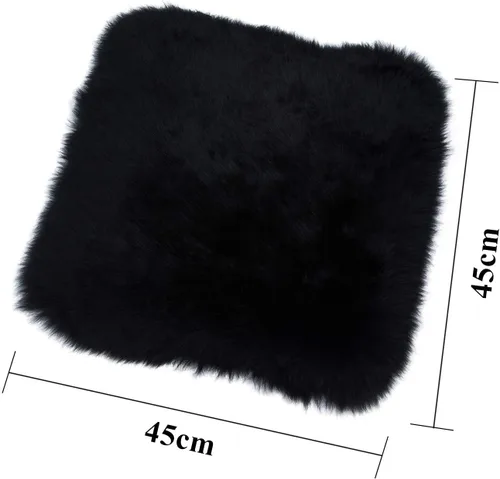 Miniatura 3 de Calor Invernal: Funda Universal de Asiento de Piel de Oveja - Lana Natural, para Autos, Camiones, SUV y Furgonetas - Acompañante de Conducción