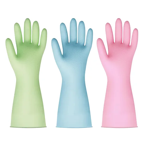 Miniatura 9 de BOOMJOY Guantes de limpieza de nitrilo, resistentes, para lavar platos, reutilizables, grandes, para cocina, baño, jardinería, trabajos o cuidado