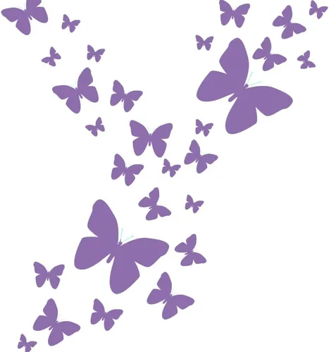 Miniatura 12 de Calcomanías de pared de mariposa (26) calcomanías de decoración de pared de mariposa, calcomanías de pared para niñas (rosa)