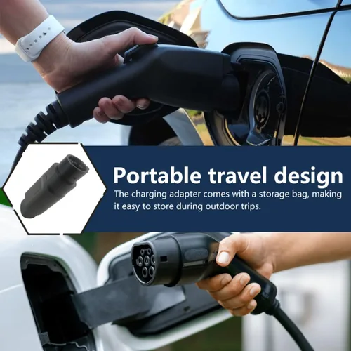 Miniatura 5 de Actualizado para cargador Tesla a adaptador J1772 para NACS, 50A 240V, para Ioniq 5 y para Hyundai