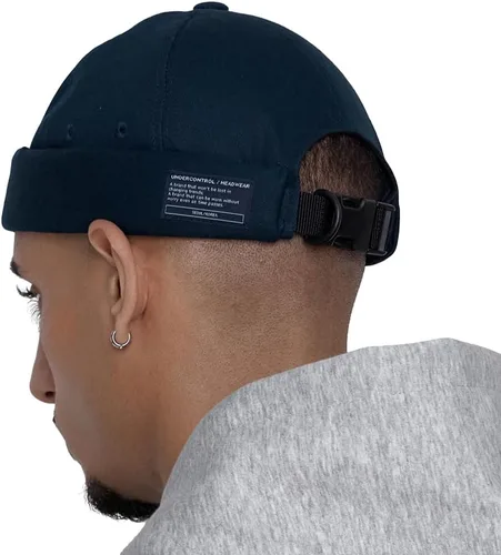 Miniatura 10 de UNDERCONTROL Gorro de marinero sin borde Leon de pescador sin visera Miki Skull Docker Beanie Trawler Táctico Cap de anillo para hombres y mujeres