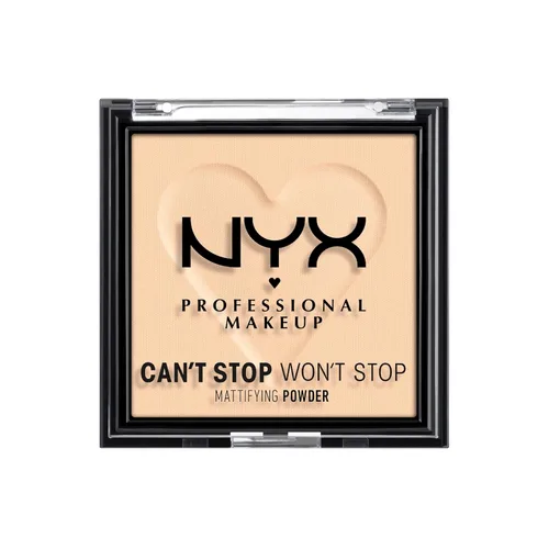 Miniatura 22 de NYX Professional Makeup Can't Stop Won't Stop - Polvo compacto matificante (claro)