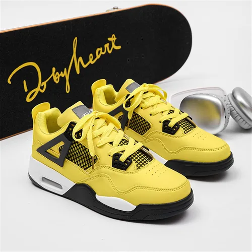 Miniatura 2 de Hoaeiewds Zapatos de baloncesto retro de moda de tendencia para niños grandes, zapatos deportivos para niños casuales al aire libre, zapatillas