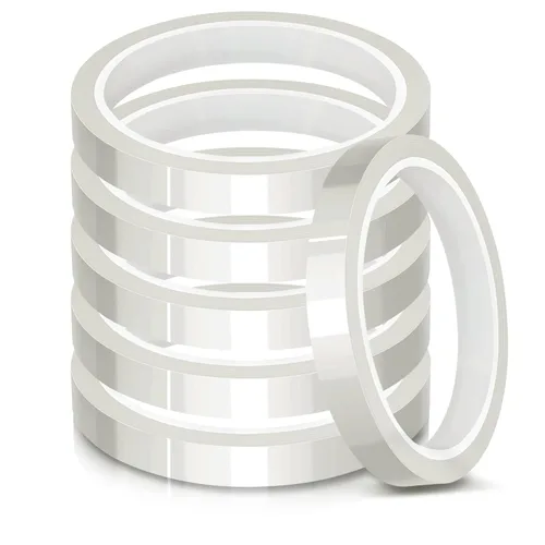 Miniatura 12 de Intbuying, cinta koptan de alta temperatura, resistente al calor, cinta de sublimación, 2 rollos, 10 mm x 33 m, 100 pies
