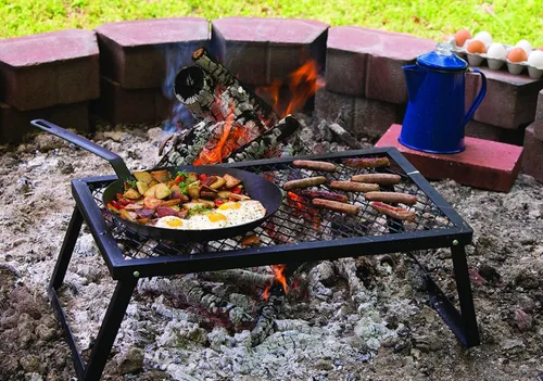 Miniatura 5 de Lodge - Sartén de acero para carbón con manija de soporte de silicona y color naranja, 12", Negro/Anaranjado