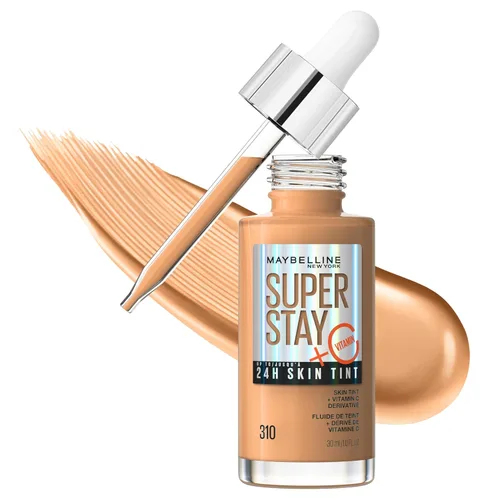 Miniatura 15 de Maybelline Super Stay Up - Tinte para piel de hasta 24 horas, base radiante de cobertura ligera a media, maquillaje infundido con vitamina C, 102, 1