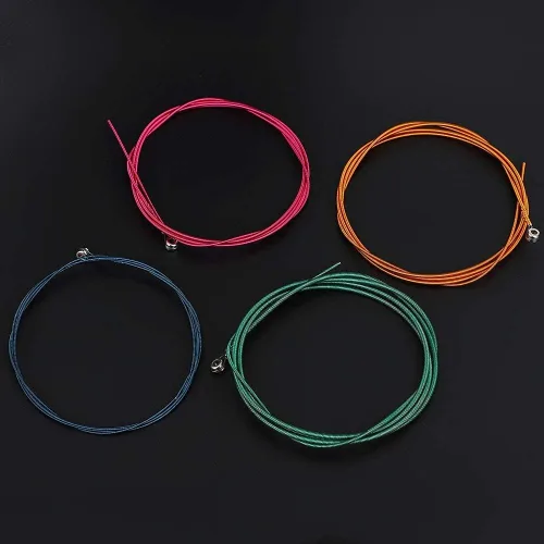 Miniatura 4 de Cuerdas de bajo, Cuerdas de Bajo Portátil Cuerdas de Bajo Bajo Cuatro Colores Cuerdas De Bajo Eléctrico, Para Bajo Principiante Banda De Instrumento