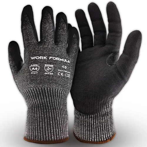 Paquete de 2/5 guantes resistentes a los cortes de ajuste cómodo, ANSI A4, XS-3XL, hombres/mujeres, corte de metal/vidrio/madera/caja, pesca, HVAC