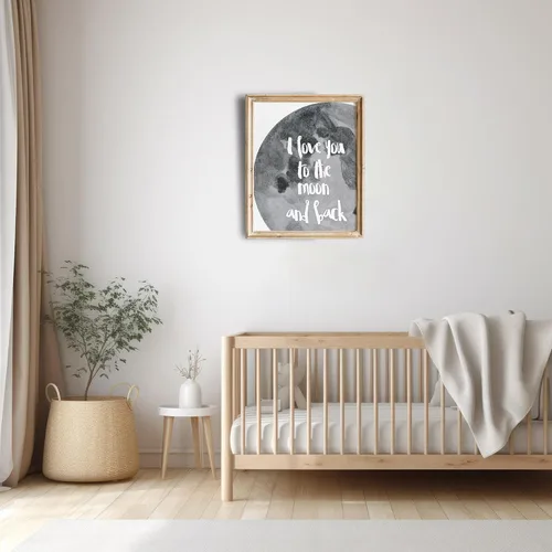 Miniatura 5 de I Love You to the Moon and Back Arte Impreso - Sin Marco - 8x10 Decoración de Pared Inspiradora y Romántica Añade un Toque de Calidez y Afecto a