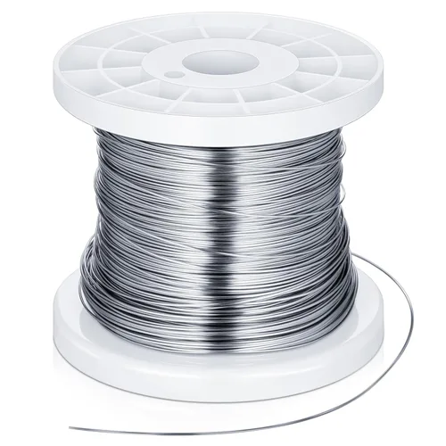 Zonon Alambre de seguridad de acero inoxidable .040, 541 pies / 165 m 304 Alambre de torsión de acero para colgar cuadros Alambre de cuerda de metal