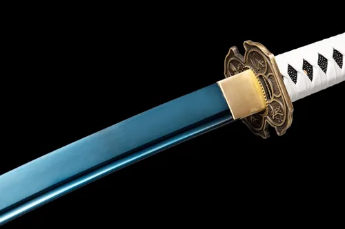 Miniatura 5 de Espada Katana de tajo completo, espadas de samurái reales y afiladas hechas a mano, espada de anime de 41 pulgadas