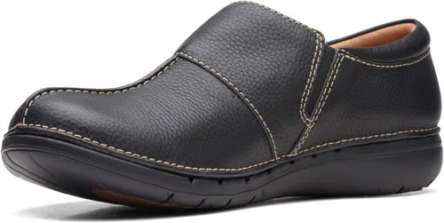 Miniatura 2 de Clarks Zuecos Un Loop Ave para mujer, Cuero negro