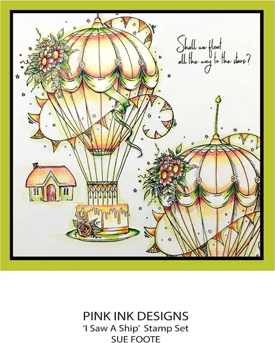 Miniatura 15 de Pink Ink Designs Saw A Ship. - Juego de sellos transparentes, A5