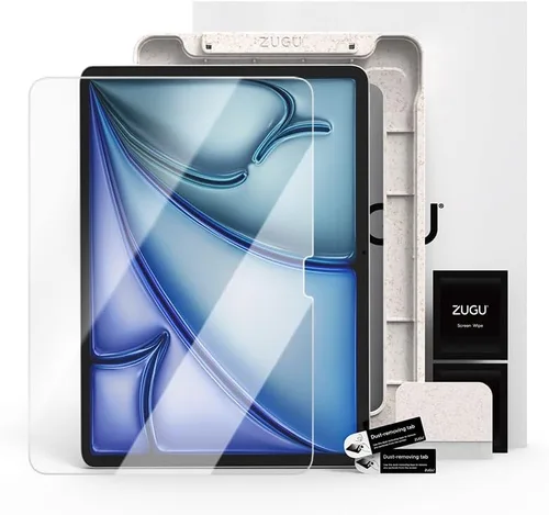 Miniatura 11 de ZUGU CASE Protector de pantalla para iPad Mini 6 y 7, A17 Pro (A2567, A2568, A2569), película de vidrio templado resistente a arañazos, protector