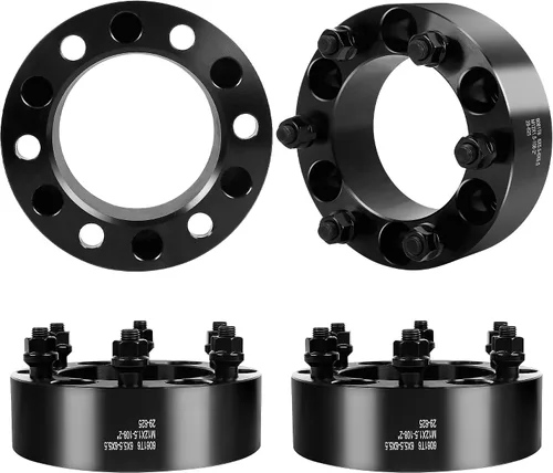 Miniatura 10 de Separadores de rueda de 6 x 5.5 y 2 pulgadas para Tacoma 4Runner Tundra FJ Land Cruiser, espaciadores de rueda de 6 x 139.7 pulgadas, orificio