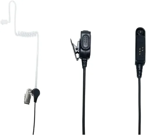 Miniatura 3 de Auriculares para Baofeng UV-9R UV-9RPlus UV-XR UV-5S BF-9700 BF-A58 GT-3WP con auriculares de tubo acústico encubierto y PTT MIC, paquete de 2