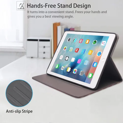 Miniatura 3 de Funda para iPad Mini 5/Mini 4, iPad Mini 1/2/3, Funda de piel sintética premium con función de encendido automático inteligente para iPad Mini 5ª/4ª