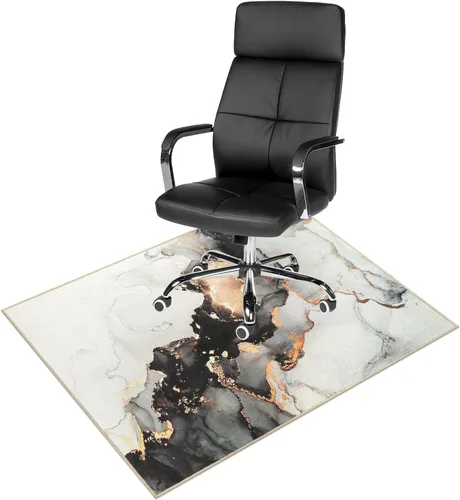 Miniatura 11 de Anidaroel Alfombrilla para silla de 48"x60" para piso de madera dura/piso de azulejos, alfombrilla de silla de escritorio para pisos duros, Rojo