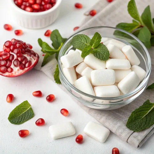 Miniatura 5 de PUR - Chicle de sabor menta y granada elaborado con 100 % xilitol, sin azúcar, aspartamo ni transgénicos, vegano, 55 chicles (paquete de 3 unidades)