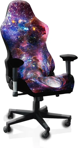 Miniatura 9 de Fundas para Sillas Gaming Fundas Deslizables, Impresión 3D Elástica Extensible para Asiento de Silla Gaming Reclinable de Computadora con Funda