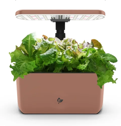 Miniatura 14 de AeroGarden Harvest Lite en color rojo cereza, jardín hidropónico interior sin tierra con luz LED de cultivo para jardinería durante todo el año