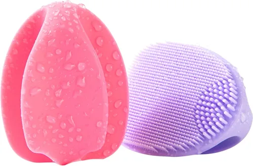 Miniatura 12 de Limpiador facial, cepillo de limpieza facial de silicona suave, esponja de masaje, eliminación de puntos negros, exfoliante para pieles sensibles
