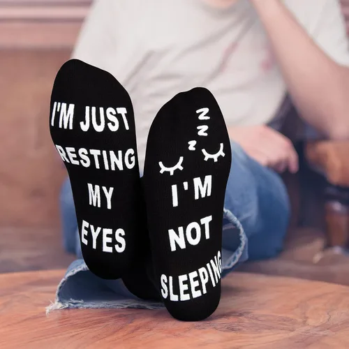 Miniatura 3 de Calcetines con texto en inglés Do Not Disturb I'm Gaming, regalo de cumpleaños para hombre, regalo divertido para adolescentes, papá, hombres