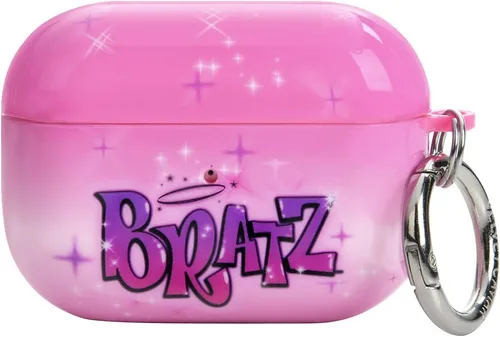 Velvet Caviar Funda compatible con AirPods Pro de 2ª y 1ª generación, bonita funda protectora dura para mujeres, aerógrafo rosa Bratz Angelz