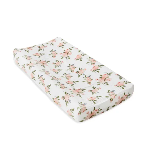 Miniatura 5 de Little Unicorn Funda para cambiador para recién nacidos y bebés, tela de muselina suave y transpirable, funda para cambiador de pañales para bebés