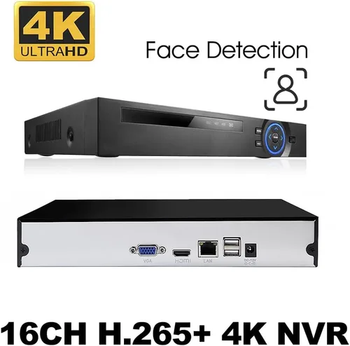 Miniatura 2 de H.265 16CH CCTV NVR para 5MP/4MP/3MP/2MP 2.0 Cámara IP Metal Red Video Recorder P2P para Sistema CCTV Disco Duro No Incluido