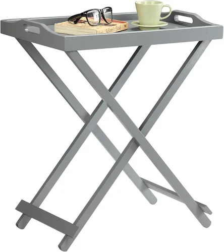Miniatura 4 de Pemberly Row Mesa de bandeja plegable en gris