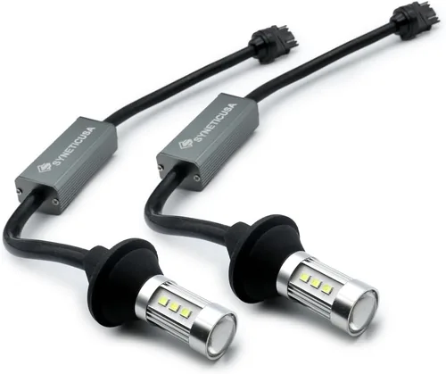 Miniatura 13 de Syneticusa 1157 - Bombillas LED para luz de señalización frontal y trasera sin errores, luz de estacionamiento, color amarillo y ámbar