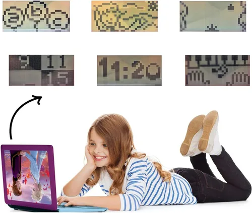 Miniatura 6 de LEXiBOOK Disney Frozen 2 - Laptop Educativo y Bilingüe Español/Inglés - Juguetes para Niñas con 124 Actividades para Aprender, Jugar Juegos y Música