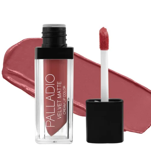 Miniatura 11 de Palladio Velvet Matte Cream Lip Color, Angora