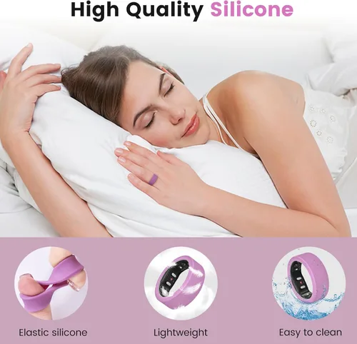 Miniatura 4 de Paquete de 10 fundas de anillo para RingConn Gen 3/Gen 2/Gen 1, protector de anillo de silicona elástica para RingConn Gen 2, accesorios