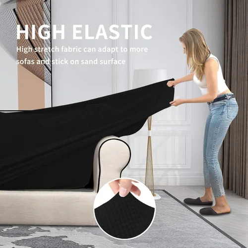 Miniatura 4 de Easy-Going - Funda elástica de 3 piezas para sofá, lavable, para 2 cojines separados, protector elástico para niños y mascotas, funda de sofá