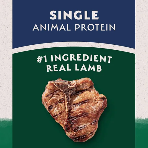 Miniatura 4 de Natural Balance Alimento seco para perros adultos de ingredientes limitados con granos saludables, receta de cordero y arroz integral, 12 libras