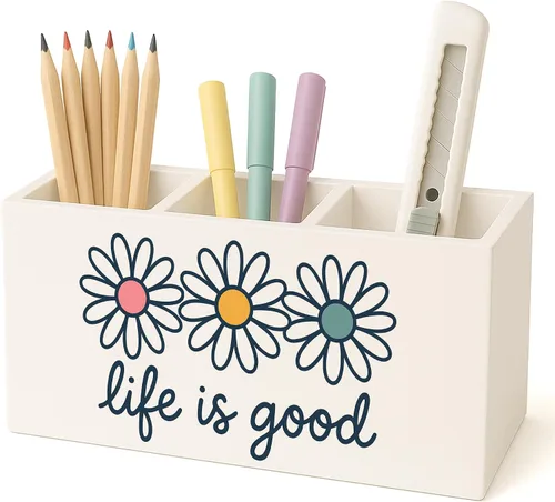 Miniatura 10 de Soporte floral bohemio para bolígrafo de salud mental para escritorio, educación especial, imprescindible en el aula, para autismo, TDAH