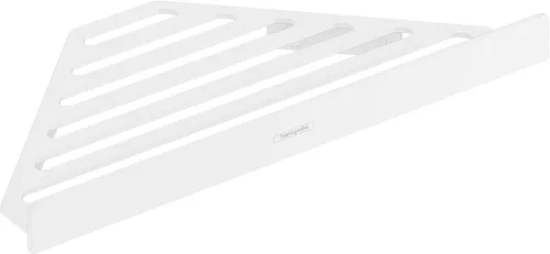 Miniatura 6 de hansgrohe AddStoris 41741340 - Cesta de esquina en cromo negro cepillado, accesorios de 1 pulgada