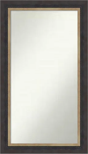 Miniatura 31 de Amanti Art Espejo personalizado, espejo de baño negro Astor, espejo de pared o espejo de tocador de baño sobre el fregadero (25 x 25 pulgadas)